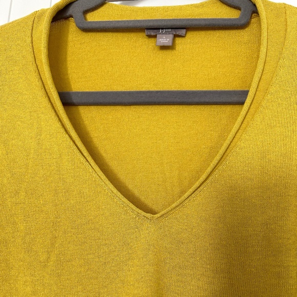 NEW Pretty Yellow Silky J.Jill Sweater - Picture 4 of 5